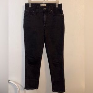 Madewell Women's Black The Mid-Rise Perfect Vintage Jean Size 26